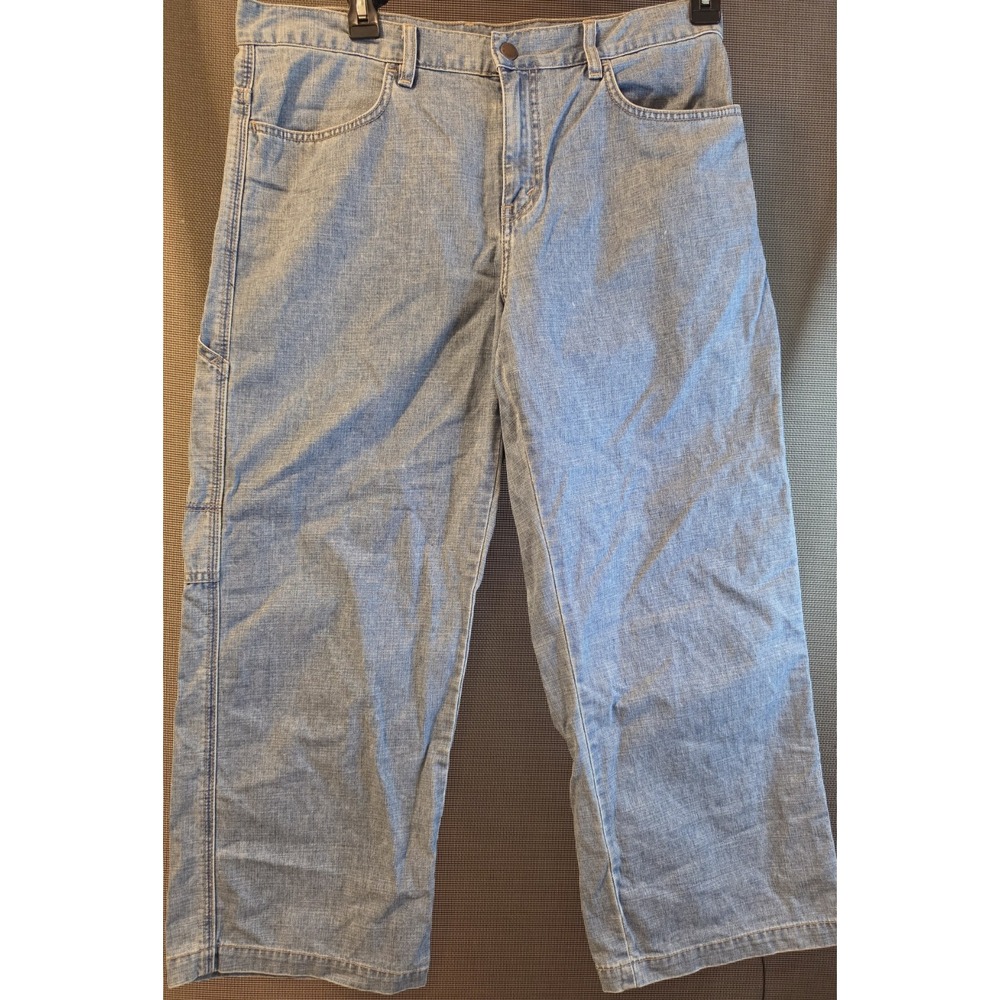 Levi's Women's Jeans Size 14 Long 19x35 Blue Denim 100% Cotton Made in Turkey